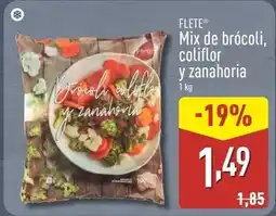ALDI Flete - mix de brócoli, coliflor y zanahoria oferta