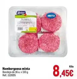 Roler - hamburguesa mixta