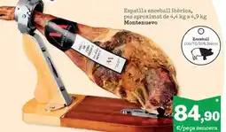 Sorli Espatlla enceball ibèrica, pesaproximate de 4+ kg a kg a kg a kg oferta