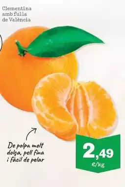 Sorli Clementina amb fulla de valència oferta