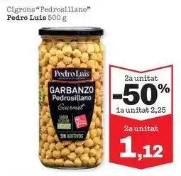 Sorli Pedro luís - cigrons pedrosillano oferta
