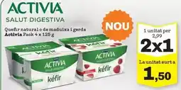 Sorli Activia - quefir natural o de maduixa i gerds oferta