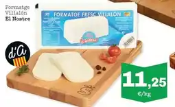 Sorli El nostre - formatge villalon oferta