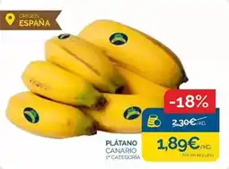 Supermercados La Despensa Origen - plátano canario oferta