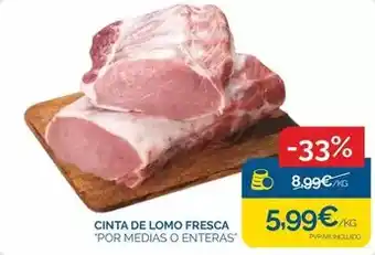 Supermercados La Despensa Cinta de lomo fresca oferta