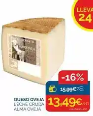 Supermercados La Despensa Cerrato - queso oveja leche cruda alma oveja oferta