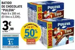 E.Leclerc Puleva - batido de chocolate oferta