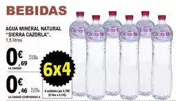 E.Leclerc Sierra de cazorla - agua mineral natural oferta