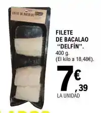 E.Leclerc Delfín - filete de bacalao oferta
