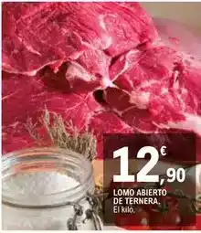 E.Leclerc Lomo abierto de ternera oferta