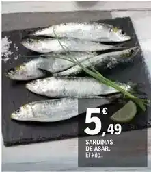 E.Leclerc Sardinas de asar oferta
