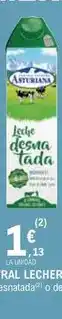 E.Leclerc Central lechera asturiana - leche desnatada oferta