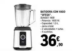 E.Leclerc Ufesa - batidora con vaso oferta