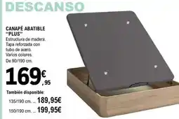 E.Leclerc Plus - canapé abatible oferta