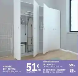 E.Leclerc Armario de 1 puerta oferta