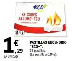 E.Leclerc Eco+ - pastillas encendido oferta