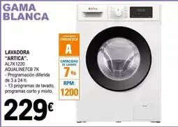 E.Leclerc Artica - lavadora al7k1220 aqualine7cb 7k oferta