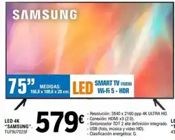 E.Leclerc Samsung - led 4k oferta