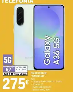 E.Leclerc Samsung - smartphone a36 oferta