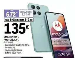 E.Leclerc Motorola - smartphone g15 8/512 oferta