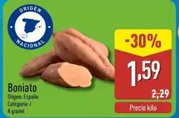 ALDI Boniato oferta
