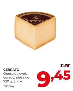 Alimerka Cerrato - queso de oveja curado oferta
