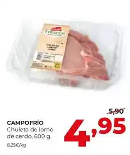 Campofrío - chuleta de lomo de cerdo