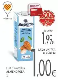 Valvi Supermercats El almendro - llet d'ametlles oferta