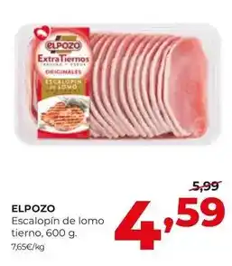 Alimerka Elpozo - escalopín de lomo tierno oferta