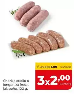 Chorizo criollo