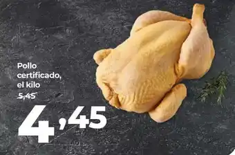 Alimerka Pollo certificado oferta
