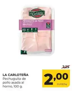 Alimerka La carloteña - pechuguita de pollo asada al horno oferta