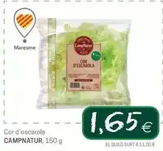 Valvi Supermercats Campnatur - cor d'escarola oferta