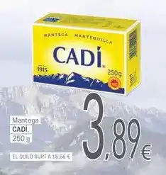 Valvi Supermercats Cadí - mantega oferta