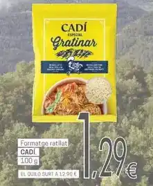 Valvi Supermercats Cadí - formatge ratllat oferta