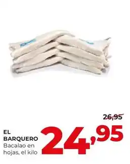 Alimerka El barquero - bacalao en hojas oferta