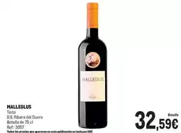 Makro Malleolus - tinto d.o. ribera del duero botella oferta