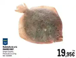 Makro Chef select - rodaballo de cria oferta