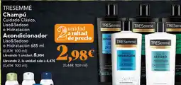 Gadis TRESEMMÉ Champú Cuidado Clásico, Liso&Sedoso o Hidratación Acondicionador Liso&Sedoso o Hidratación oferta
