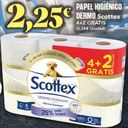 Gadis SCOTTEX Papel higiénico dermo oferta