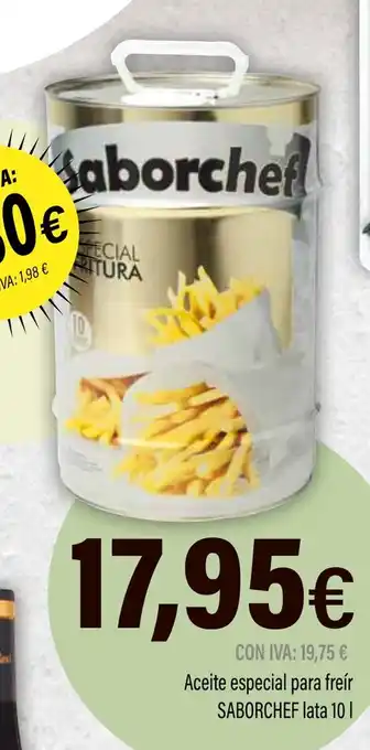 SABORCHEF Aceite especial para freír