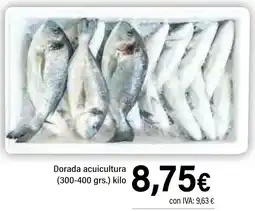 Cash Ifa Dorada acuicultura oferta