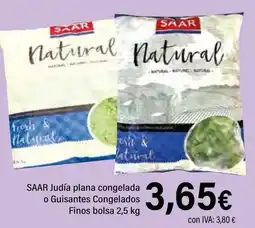 Cash Ifa SAAR Judía plana congelada o Guisantes Congelados Finos oferta
