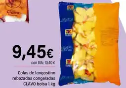 Cash Ifa CLAVO Colas de langostino rebozadas congeladas oferta
