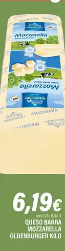 Cash Ifa Queso barra mozzarella oldenburger oferta