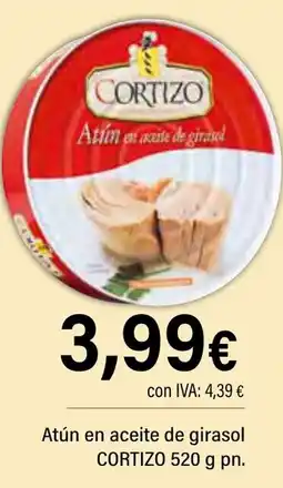 Cash Ifa CORTIZO Atún en aceite de girasol oferta