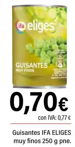 Cash Ifa IFA ELIGES Guisantes muy finos oferta