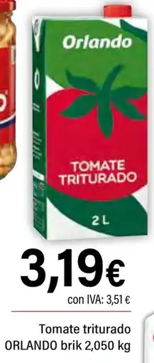 Cash Ifa ORLANDO Tomate triturado oferta