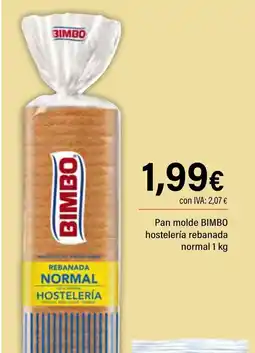 Cash Ifa BIMBO Pan molde hostelería rebanada oferta