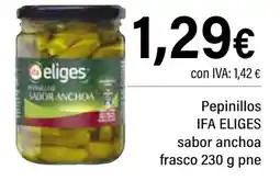 Cash Ifa IFA ELIGES Pepinillos sabor anchoa frasco oferta